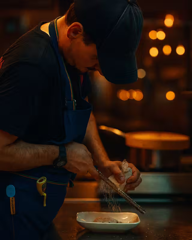 Chef en action&nbsp;&nbsp;&nbsp;&copy; V. Ménard PHOTOGRAPHE