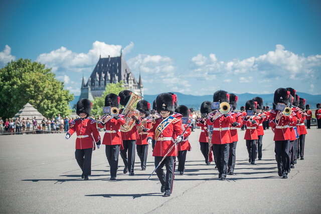 Citadelle de Québec - Musique&nbsp;&nbsp;&nbsp;&copy; Fanfare du Régiment