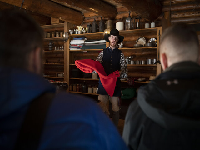 Comptoir de traite&nbsp;&nbsp;&nbsp;&copy; S.St-Jean