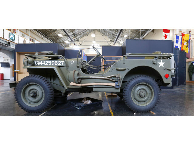 Véhicule militaire&nbsp;&nbsp;&nbsp;&copy; Musée militaire de Trois-Rivières/D.Robert