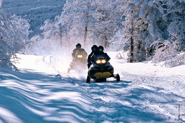 Motoneige, Laurentides&nbsp;&nbsp;&nbsp;&copy; Tyroparc