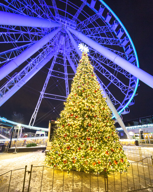 La Grande Roue de Montréal - Temps des Fêtes&nbsp;&nbsp;&nbsp;&copy; La Grande Roue de Montréal