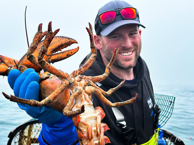 Le capitaine Maxime Poirier&nbsp;&nbsp;&nbsp;&copy; Interprétation de pêche en mer