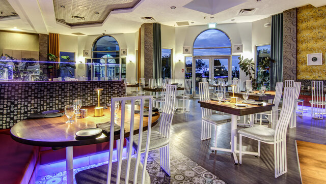 Restaurant Le Baumier le soir&nbsp;&nbsp;&nbsp;&copy; Maplo-Photo enr.