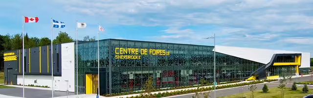 Centre de foires de Sherbrooke&nbsp;&nbsp;&nbsp;&copy; Destination Sherbrooke