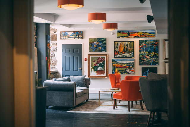 Salon Lounge&nbsp;&nbsp;&nbsp;&copy; Moulin Wakefield Mill Hôtel & Spa