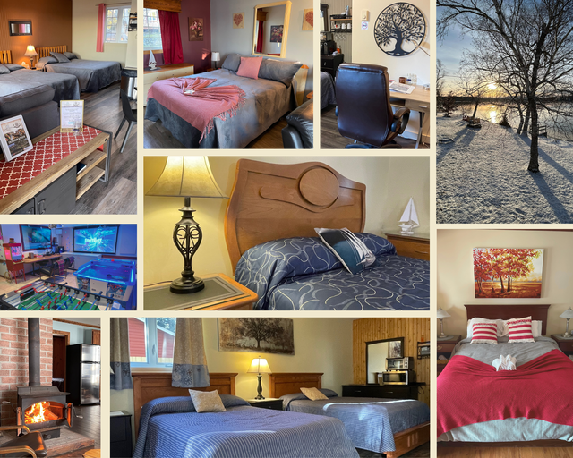 Nos chambres en images!&nbsp;&nbsp;&nbsp;&copy; Auberge et chalets sur le Lac