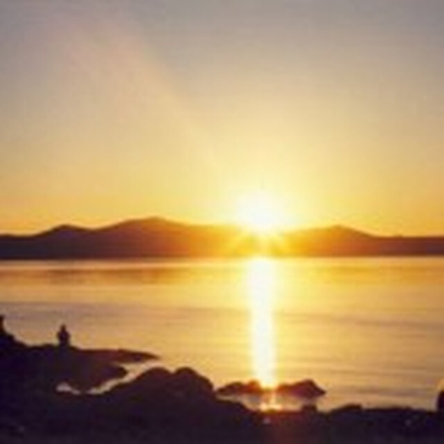 Coucher de soleil sur le fleuve&nbsp;&nbsp;&nbsp;&copy; Audrey Mainguy