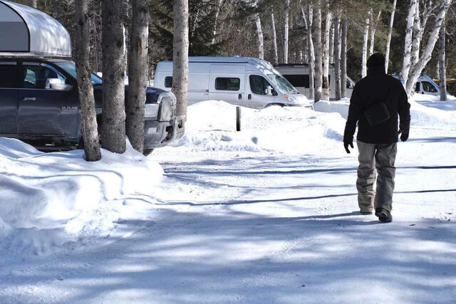 Camping d'hiver&nbsp;&nbsp;&nbsp;&copy; Genevrier
