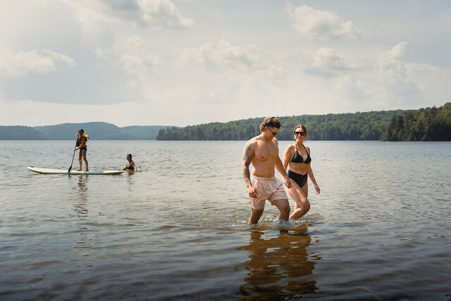 Plage&nbsp;&nbsp;&nbsp;&copy; Lac-à-l'Eau-Claire