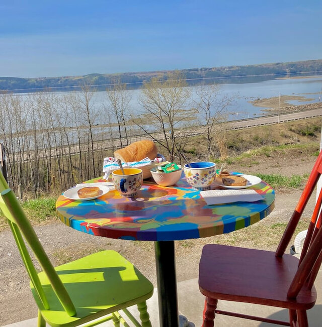 Terrasse, galerie et patio les Suite de la Flèche du fjord&nbsp;&nbsp;&nbsp;&copy; P.Tremblay