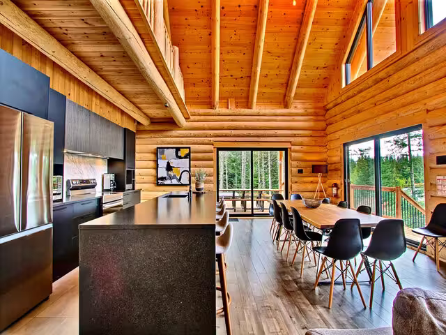 Le Labrador - Cuisine&nbsp;&nbsp;&nbsp;&copy; Au Chalet en Bois Rond