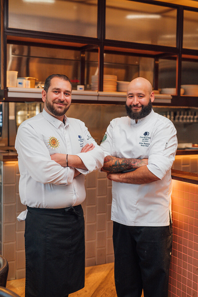Bivouac - Chef Xavier Dahan et sous-chef Alexandre Fontaine&nbsp;&nbsp;&nbsp;&copy; Two food photography