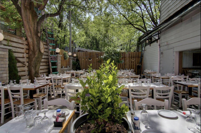 La Maison Grecque - Terrasse&nbsp;&nbsp;&nbsp;&copy; La Maison Grecque