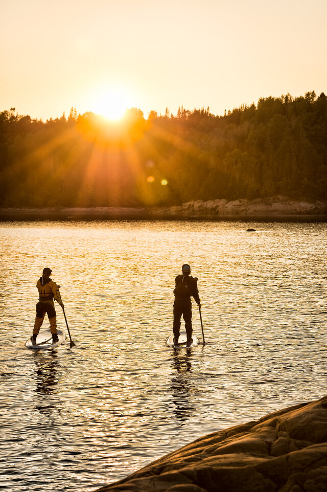SUP Bergeronnes avec Mer et monde écotours&nbsp;&nbsp;&nbsp;&copy; Mer et monde écotours - Dany Coulombe