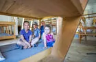 Dortoir et enfants&nbsp;&nbsp;&nbsp;&copy; M-J.Dubé/Oxygène Design