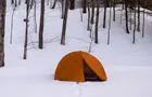 Camping hivernal&nbsp;&nbsp;&nbsp;&copy; Parc de la Gorge de Coaticook