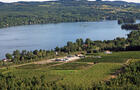 Vue aérienne du vignoble