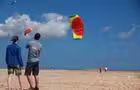 Kite sur la plage, Îles-de-la-Madeleine&nbsp;&nbsp;&nbsp;&copy; Éric Marchand
