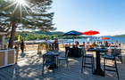 Plage du lac Tremblant - terrasse&nbsp;&nbsp;&nbsp;&copy; Station Mont Tremblant
