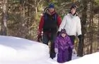 Rando familiale en raquette, Québec&nbsp;&nbsp;&nbsp;&copy; Philippe Jobin