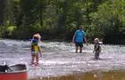 Plaisir famille rivière Bras-du-Nord, Québec&nbsp;&nbsp;&nbsp;&copy; P.Jobin