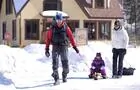 Randonnée hivernale en famille, Québec&nbsp;&nbsp;&nbsp;&copy; Philippe Jobin