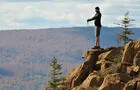 Vue du Mont Caribou