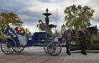 Calèches Québec et Fontaine de Tourny