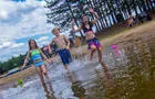 Plage du lac Raynaud&nbsp;&nbsp;&nbsp;&copy; J.Ladouceur
