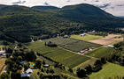 Vue aérienne du Mont Yamaska&nbsp;&nbsp;&nbsp;&copy; S.St-Jean