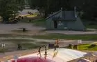 Trampoline géant