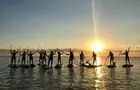SUP coucher de soleil&nbsp;&nbsp;&nbsp;&copy; Club Multivoile 4 Saisons