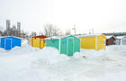 Les cabanes de pêche&nbsp;&nbsp;&nbsp;&copy; J.Perron