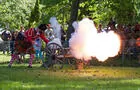 Tir de canon&nbsp;&nbsp;&nbsp;&copy; Rendez-vous des coureurs des bois / Jacques Boudreau
