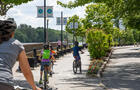 Promenade du Lac des Nations Vélo&nbsp;&nbsp;&nbsp;&copy; Sébastien Larose