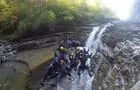 Canyoning grande chute, Gaspé&nbsp;&nbsp;&nbsp;&copy; Auberge et Chalets Griffon Aventure