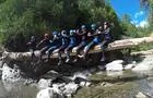 Groupe en canyoning, Gaspé&nbsp;&nbsp;&nbsp;&copy; Auberge et Chalets Griffon Aventure