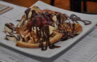 Gaufre végane&nbsp;&nbsp;&nbsp;&copy; Bistro-Chocolaterie Le Divin Tandem Inc.
