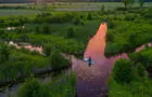 Aventure Crépuscule en planche à pagaie&nbsp;&nbsp;&nbsp;&copy; Parc nature Éco-Odyssée