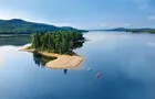Kayak de mer réservoir Kiamika, Laurentides&nbsp;&nbsp;&nbsp;&copy; Tourisme Laurentides