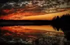 Coucher du soleil en Eeyou Istchee&nbsp;&nbsp;&nbsp;&copy; S.Paquin
