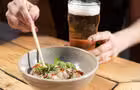 Dumpling & bière