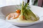 Pavé de saumon du restaurant L'Émulsion&nbsp;&nbsp;&nbsp;&copy; Hôtel Castel