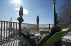 La terrasse en hiver
