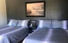 Chambre avec lits doubles&nbsp;&nbsp;&nbsp;&copy; Motel de l'Anse