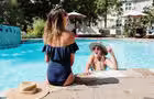 Piscine en saison