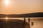 Plage et coucher de soleil&nbsp;&nbsp;&nbsp;&copy; C.Leduc