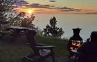 Avec foyer et bois gratuit