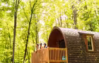 Camping et prêt-à-camper au pied du mont Hereford&nbsp;&nbsp;&nbsp;&copy; C. Dion